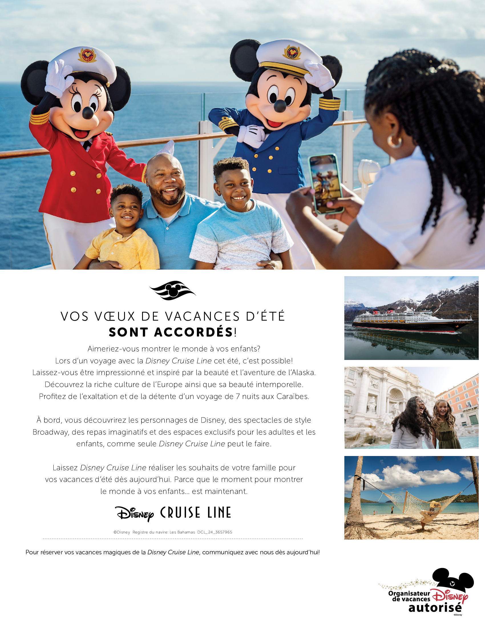 Disney Cruise Line - Vos vœux de vacances d'été sont accordés! DISNEY PROMOTION Flyer SECTION-6- Flyer FR