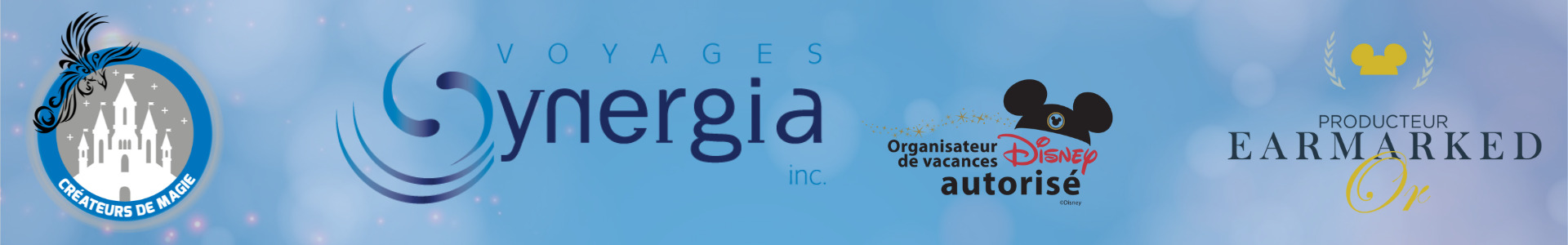 Voyages Synergia Créateurs de Magie Organisateur de Vacances Disney Autorisé Producteur Earmarked Or Voyages Synergia Créateurs de Magie Organisateur de Vacances Disney Autorisé Producteur Earmarked Or